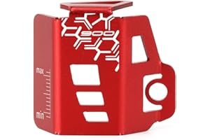 Modeer pour Kawasaki Z900 2017-2023 moto réservoir de liquide de frein arrière Protection Protection z 900 accessoires (rouge)