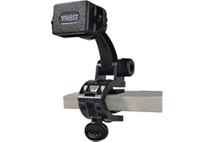 YNIBST Support pour Talkie Walkie ou Micro, Support Radio avec Base à Pince pour Bureau, Compatible avec Motorola BaoFeng Kenwood Wouxon et Quansheng Radios Bidirectionnelles