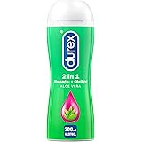 Durex Massage 2 in 1, Gel Lubrificante Intimo, Aloe Vera, 200 ml