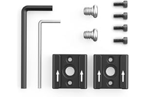 SMALLRIG Cold Shoe Adapter Mount, Kaltschuh Blitzschuh Halterung mit 1/4" Gewinde für Kamera Cage, LED Licht, Flash, Monitor Camcorder DSLR (2 Pack) - 2060