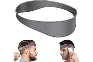 LONGHAO Silikon Haarschnitt Band,Ausschnitt Rasierschablone,Gebogenes Silikon-Haarschneideband,Haarschnittband Rasierschablone,FüR Diy-Heimhaarschnitte Zum Rasieren Des Halsausschnitts Trimmen