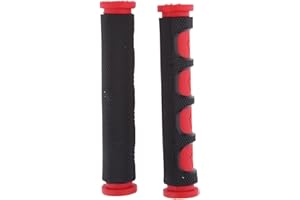 Almencla Universal Motorbike Nonslip Hand Brake Handle Lever Cover Sleeve Hand Grips - Red