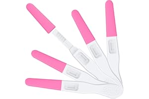 MOMMED Pregnancy Test, 5 X Individually-Sealed Wrapped, HCG Tests Sensitivity of 25 MIU(25 Ng/L), 1 Minutes Rapid Detection, 5 Packs