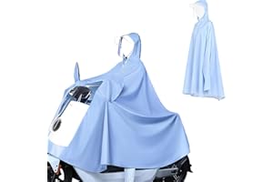 Culnflun impermeable, material de PVC Ciclo eléctrico Rain Poncho Long Full Body Full Cycling Rain impermeable, para scooters eléctricos