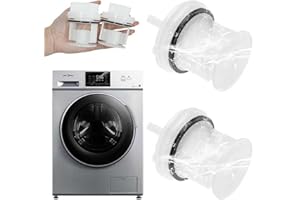 TELAOBAN Ersatzteil Flusensieb für Bosch Waschmaschine Serie 8, 2 Stück Flusensiebe für Waschmaschine, Flusensieb für Siemens Waschmaschine, Filter Flusensieb, für Bosch Waschmaschine Serie 8 und Siemens