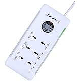 Honeywell Surge Protector, 6 Universal Sockets, 36000Amp, 1.5 Meter Cord, Device Secure Warranty, Spike Guard/Extension Board