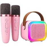 Bluetooth Karaoke Mikrofon ve Taşınabilir Hoparl&ouml;r | &Ccedil;ok İşlevli M&uuml;zik &Ccedil;alar, &Ccedil;ocuk ve Yetişkin i&ccedil;in