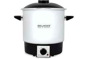 BIELMEIER Einkochautomat einmachen einwecken 1000 W 9 Liter Emaille Made in Germany BHG980.0