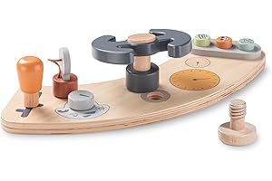 Hauck Gioco Neonato Cockpit Per Alpha/Arketa - Giochi in Legno per Seggiolone, Favorisce la Coordinazione Occhio-Mano - Certificato FSC®