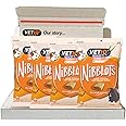 VETIQ Carrot Nibblots for Small Animals, Tasty Treats Made with Added Vitamins & Soft Creamy Centre, Beneficial for Skin & Coat, 30 g (Pack of 4)