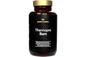 THE PROTEIN WORKS Protein Works - Thermopro Burn Tablets | Preworkout Supplement With Caffeine | Reduces Tiredness & Fatigue | 45 Capsules