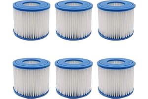 SUDS-ONLINE Compatible With All Lay-Z-Spa Models Bestway Filter Cartridge VI Replacement FOR Miami, Vegas, Monaco, Palm Springs 3 x Twin Pack