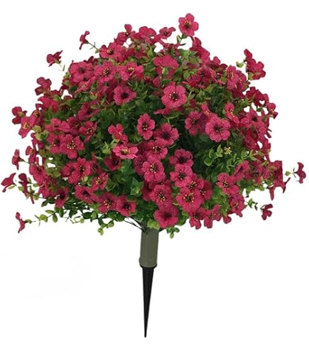 Künstlicher Rosen-Buchsbaum Mit Erdspieß, 55 Cm – UV-beständige Kunstpflanze Für Garten, Balkon, Terrasse & Wohnung