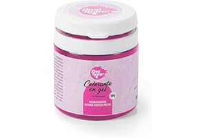 Past Kolor - Colorante Alimentario en Gel - Colorante de Alta Concentración y Pigmento de Calidad - Ideal para Repostería - 50 G (Fucsia)
