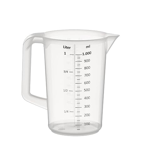 APS Messbecher 1 Liter, geprägte Skala