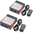 senzooe 2PCS STC-3028 intelligent digital display temperature humidity controller (220V)