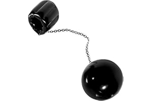 W WIDMANN MILANO Party Fashion 1854B - Aufblasbare Fußfessel, 25 cm, Fußkugel, Sträfling, Häftling