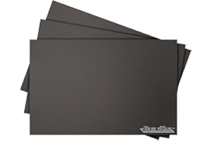 BuildTak BT625X925-3PK Aufbauoberfläche für 3D-Druck, rechteckig, 159 x 235 mm, schwarz, 3 Stück
