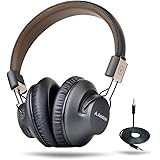 [2016] Avantree Audition Pro LOW LATENCY Bluetooth 4.1 Over Ear Headphones for TV, NFC, Foldable, 40h Music Time, Wireless / 