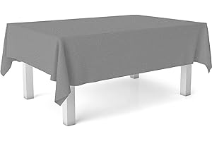 ECOMMERC3 | Mantel Hule Tamaño 100x140 Repelente Manchas - Mantel Hule Color Gris 100% Made in Spain NO traspasan Líquidos