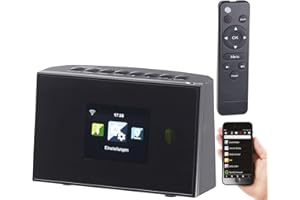 VR-Radio Internet Radio Empfänger: WLAN-HiFi-Empfänger (Tuner) für Internetradio und UKW, Fernbedienung (Internetradio Adapter, WLAN Radio Empfänger, Lautsprecher iPad)