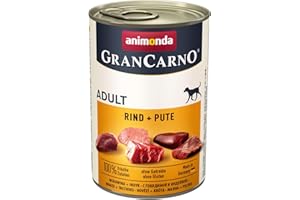 ANIMONDA VOM FEINSTEN Animonda Nourriture pour Chient Gran Carno - Bœuf + dinde - 6 x 400 g