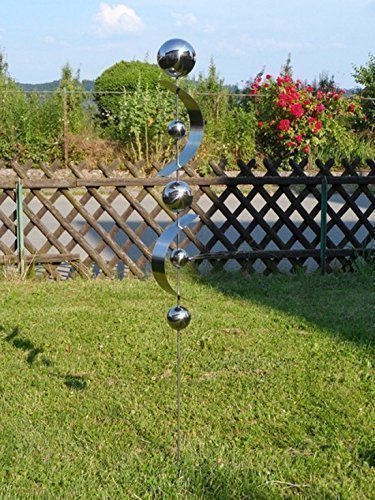 Edelstahlstele Design Nr.20 Gartenstecker aus Edelstahl - 2