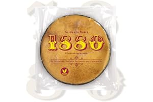 1880 - Torta Turrón "A la Pierre", Produit artisanal et traditionnel "Rilsan", Avec amandes grillées et arôme de cannelle, Qualité suprême, 250 grammes