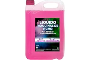 PLANTAWA Liquide Machine à Fumée Haute Densité 5L | Effet Spectaculaire pour Fêtes, Concerts et Halloween | 100% Naturel, sans Irritation, sans Résidus | Compatible Toutes Machines à Fumée