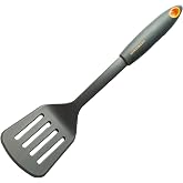 Fackelmann Soft Kitchen Spatula with Slots, Universal Trowel, Resistant Nylon up to 230&ordm;C and Soft Handle, Ergonomic and Non-