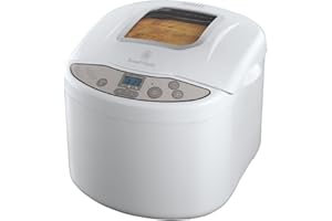 Russell Hobbs Machine à pain [12 en 1 & 3 réglages de cuisson] Classic (Minuteur et affichage numérique, 3 tailles: 450g/700g