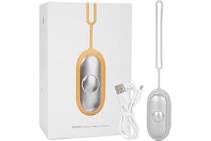MUMISUTO Sleep Aid Device, Anxiety Relief for Adults and Insomnia, USB Rechargeable Microcurrent Holding Sleep Instrument Portable Sleep Aids for Adults, Sleeping Aid & Anti Anxiety Device for Adults (Silver)