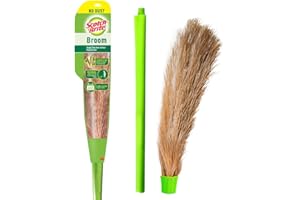 Scotch-Brite No-Dust Broom, Long handle, Easy floor cleaning (Multi-use)