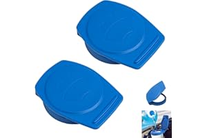XATGIOUY 2 Piezas Tapón Limpiaparabrisas 3Q0955455, Tapa Depósito Agua Lavado Líquido Limpiaparabrisas Compatible con Peugeot 106 205 206, Citroen C2 C3 C4, Alta Durabilidad y Fácil Instalación