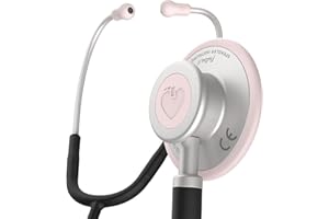 SPENGLER Pulse II, Stetoscopio per auscultazione generale, testina singola, leggero, elevate prestazioni acustiche, polivalente (colore : rosa cipria)