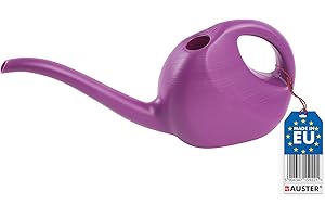BAUSTER® Arrosoir de jardin en plastique pour intérieur et extérieur - 2 l - Arrosoir coloré - Pour enfants - 2 l - Violet