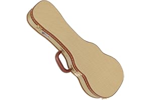 Kinsman KUX12 Concert Deluxe Ukulele Wooden Case with Tweed Covering