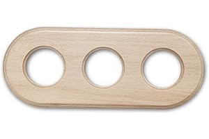 Fontini 31-803-00-2 – Cadre bois hêtre 3 éléments colonial naturel pack