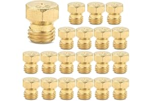 CARMOTTER Kit di 20 ugelli per gas propano, per ugelli a getto GPL, bruciatori, bruciatori, ugelli propano Calor, kit di conversione per fornello