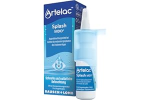 Artelac Splash MDO Augentropfen - Hyaluron Augentropfen gegen trockene Augen - bei müden und gestressten Augen - mit 0,24% Hyaluronsäure - bei Kontaktlinsen geeignet (1 x 10 ml)