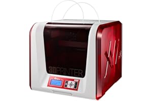 XYZprinting da Vinci Jr. 2.0 Mix Technologie FFF (Fused Filament Fabrication) Wifi imprimante 3D - Imprimantes 3D (LCM, 6,6 cm (2.6"), Rouge, Blanc, SD, 72 W, 100/240)