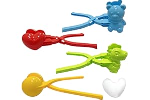 XINCHEN Schnee Former Set 4 Stück Schneeball Former Schneeballzange Sandball Schneeente Snow Maker Schneeball Clip fur Kinder im Freien Spielen Schnee Outdoor Winter
