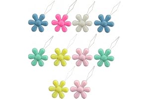 DDKY 10 Stück Nadeleinfädler Zum Handnähen, Kunststoff Nadeleinfädler Nadel Nadelöhr Einfädler, Für Nähen Kreuzstich Sticken DIY Näharbeiten Basteln