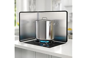 KorsiKato Protector de salpicaduras, protector de pared portátil contra salpicaduras, parte trasera para detrás de una cocina para freír, estufa, protector contra salpicaduras de cocina (tamaño: 50 x