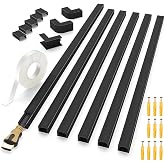 Serplex® 94in Cord Cover Kit Self-Adhesive Cable Hider ...