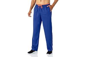 Butrends Pantalon de Jogging pour Homme Pantalon de Course léger avec Poches zippées Pantalon de Sport Taille élastique Pantalon de survêtement à Fond Ouvert