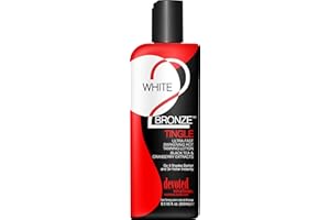 DEVOTED CREATIONS White to Bronze Tingle, Ultra Fast Darkening Hot Tanning Lotion, 8.5 US floz, 260ml