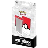 Ultra Pro - Single 35 Pt ONE TOUCH Edge - Pok&eacute; Ball Printed Magnetic Card Holder for Pok&eacute;mon, Pok&eacute;mon Card Showcase, Tic