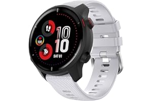 MYSNBKN Pasek Venu 2 plus, 20 mm, zapasowy pasek, miękki silikon, do Garmin Vivoactive 3 Music / Venu 2 Plus / Vivomove 3 / Luxe / Style / HR / Forerunner 245 / 645 Music