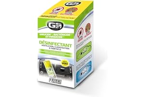 GS27 - Désinfectant Climatisation Voiture - Assainit la Ventilation et l'Habitacle - Parfum Monoï